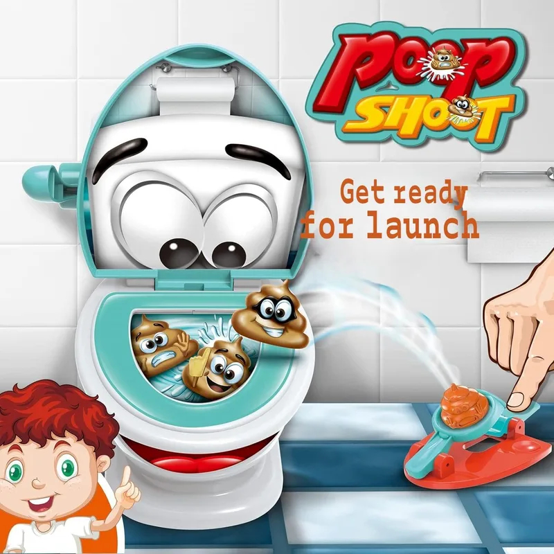 Party Games 15 In 1 - Gioco del Cacca: Giocattolo da Toilette
