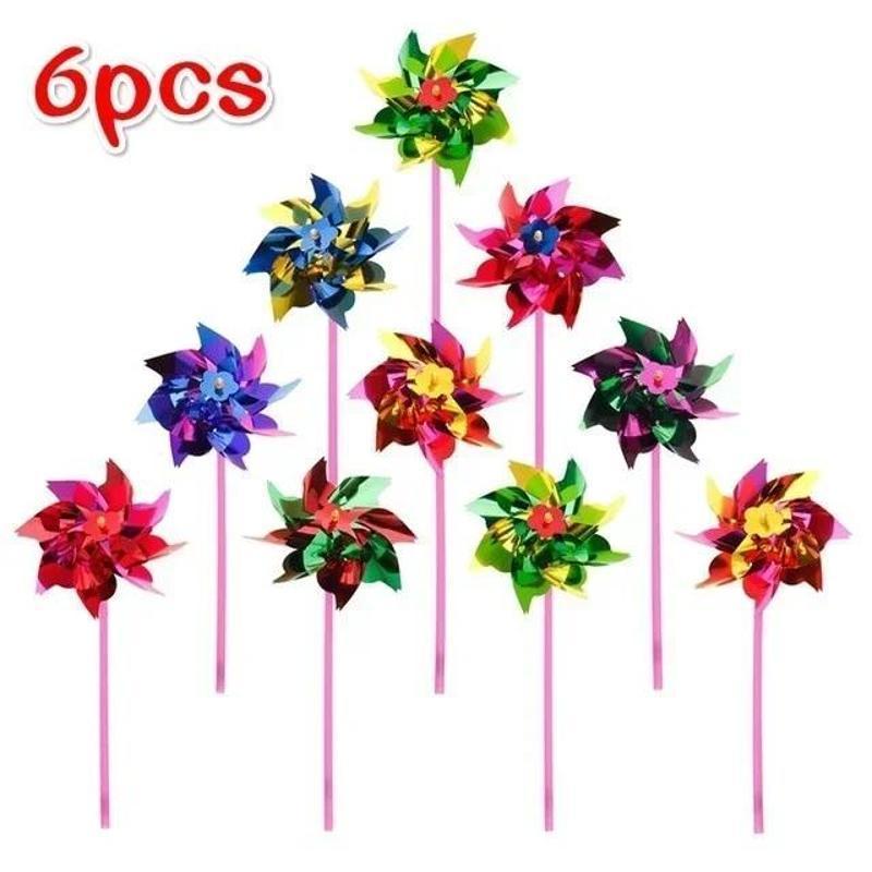 Games Garden Party - 6 pz plastica mulino a vento