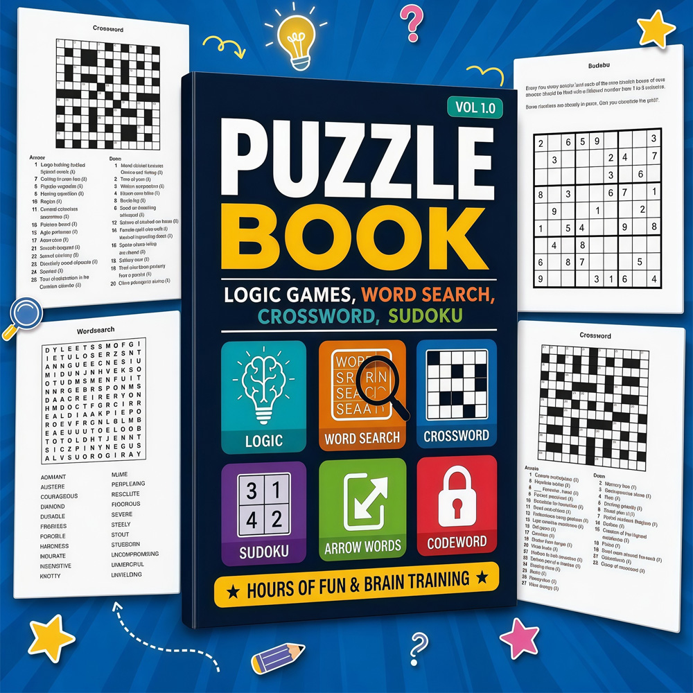 Libro di Puzzle - Giochi di Lo - Party Games New Year recensione e prezzo