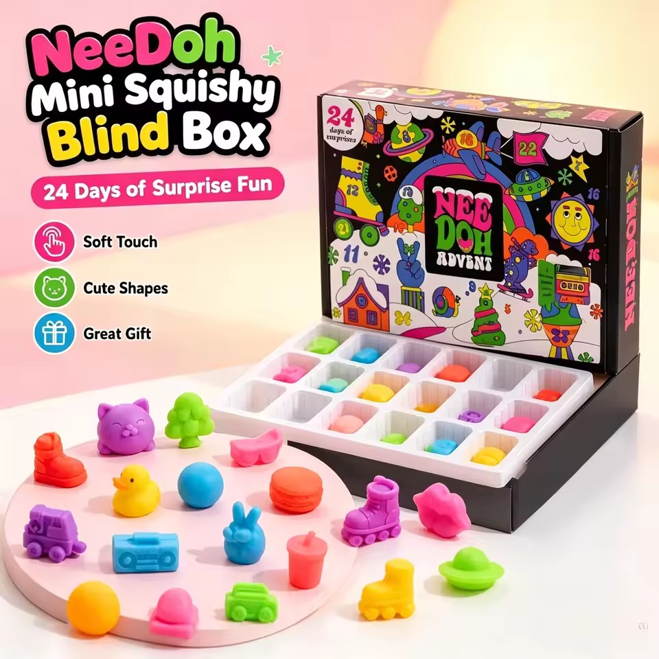 Calendario dell'Avvento NeeDoh - Party Games New Year recensione e prezzo